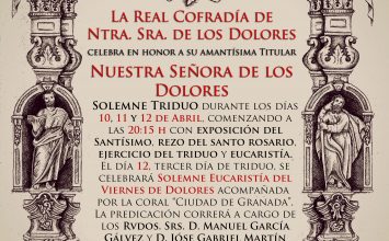Cultos de la cofradía de Los Dolores