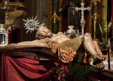 El crucificado de las Vistillas acaba en Sevilla