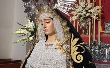LOJA. Se presenta la Virgen de los Dolores tras su restauración