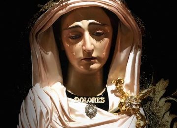 LOJA. La Virgen de los Dolores tras su restauración