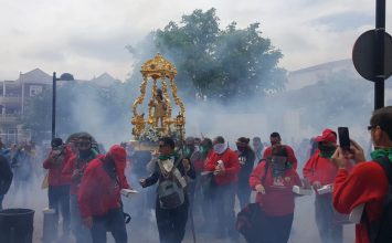 CÚLLAR VEGA. Celebrada la procesión de los petardos