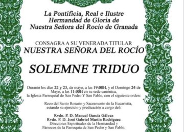 Cultos del Rocío, de Granada