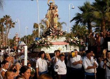 ALMUÑÉCAR. Cultos a la Virgen del Carmen