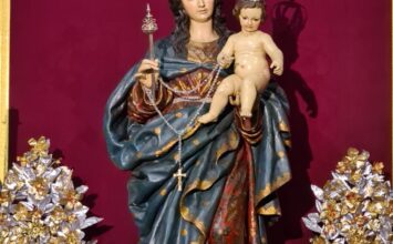 La Virgen de la Paz se marcha para ser restaurada