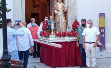 VÍZNAR. Regresó San Blas al culto tras su restauración
