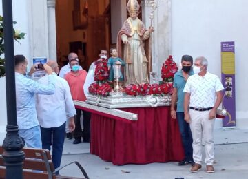 VÍZNAR. Regresó San Blas al culto tras su restauración