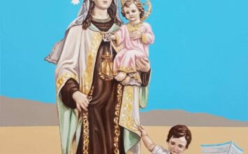 ALMUÑÉCAR. Cartel de la Virgen del Carmen