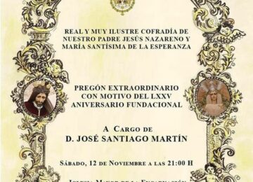 MOTRIL. Pregón en el aniversario de La Esperanza