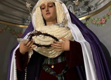 La Virgen de las Angustias de Loja, de hebra