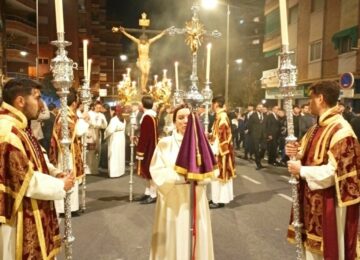 El Zaidín con el Cristo de La Lanzada