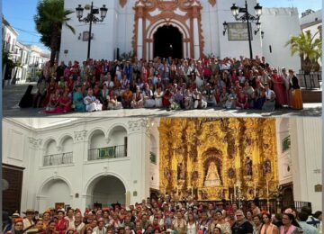 Las rocieras granadinas visitaron a la Blanca Paloma